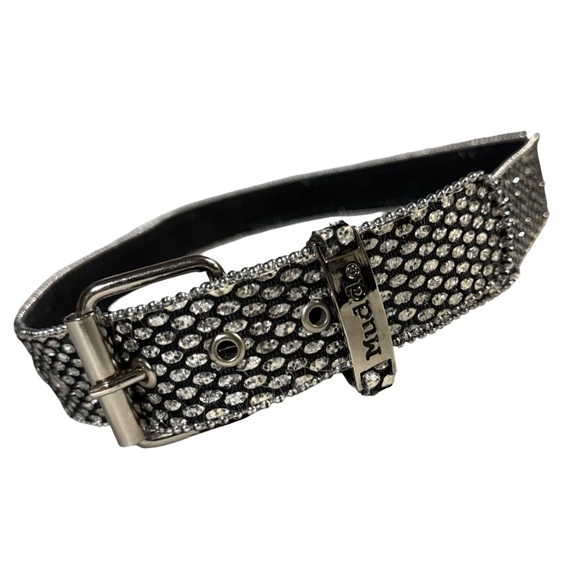 Mudd Accessories - Mudd Belt Silver Sparkle Vintage